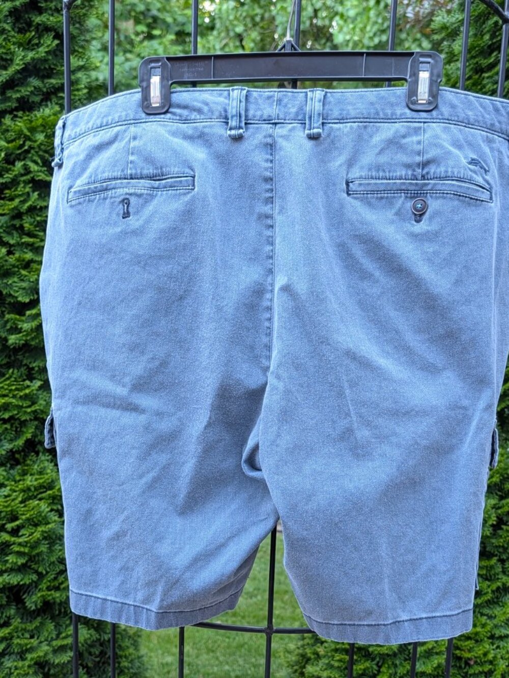 Tommy Bahamas Men's Cargo Shorts - Light Blue - Size 42 - Picture 2 of 9